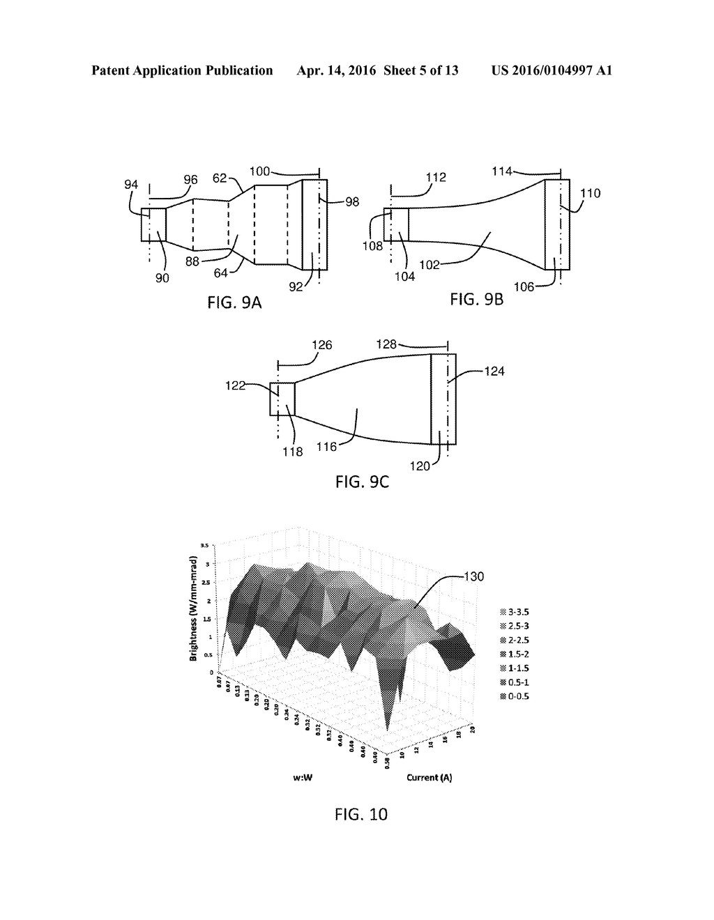 MULTIPLE FLARED LASER OSCILLATOR WAVEGUIDE - diagram, schematic, and image 06