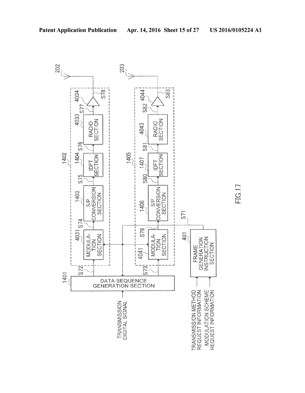 TRANSMISSION METHOD AND TRANSMISSION APPARATUS - diagram, schematic, and image 16