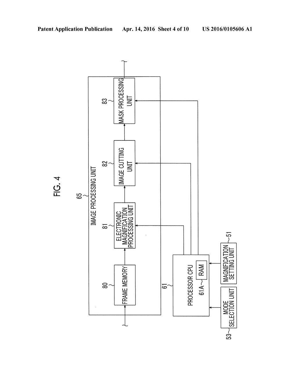 IMAGE PROCESSING APPARATUS FOR ELECTRONIC ENDOSCOPE, ELECTRONIC ENDOSCOPE     SYSTEM, AND IMAGE PROCESSING METHOD FOR ELECTRONIC ENDOSCOPE - diagram, schematic, and image 05