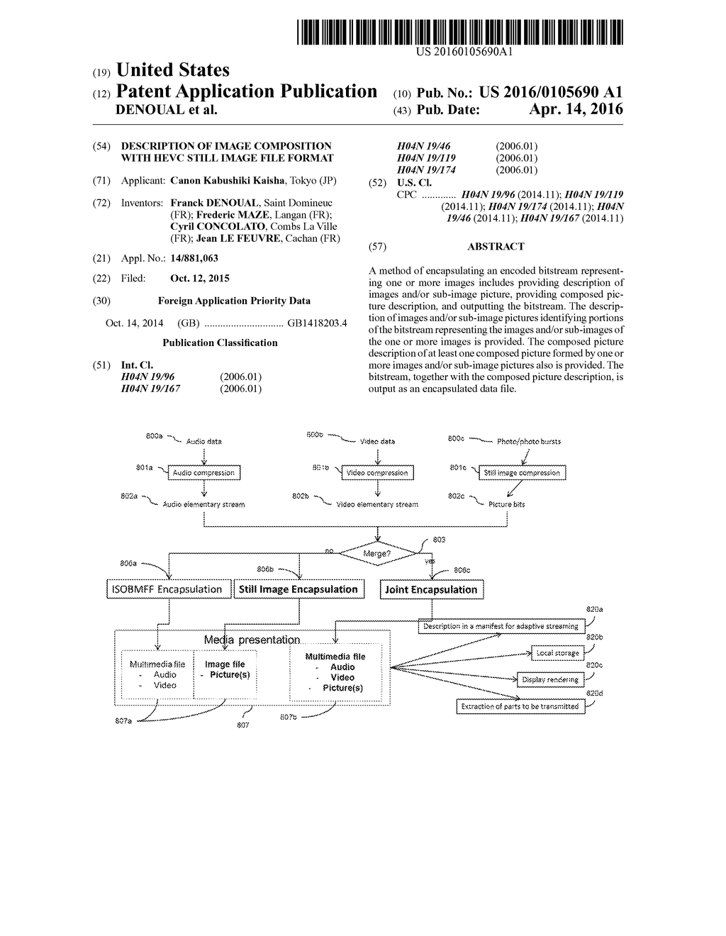 DESCRIPTION OF IMAGE COMPOSITION WITH HEVC STILL IMAGE FILE FORMAT - diagram, schematic, and image 01