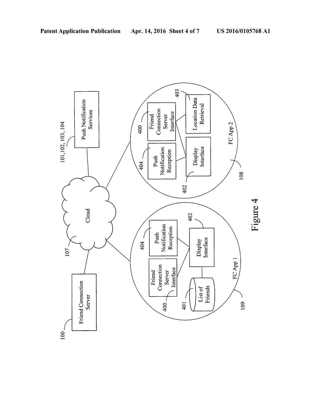 SYSTEM FOR QUICKLY FINDING THE WHEREABOUTS OF FRIENDS - diagram, schematic, and image 05