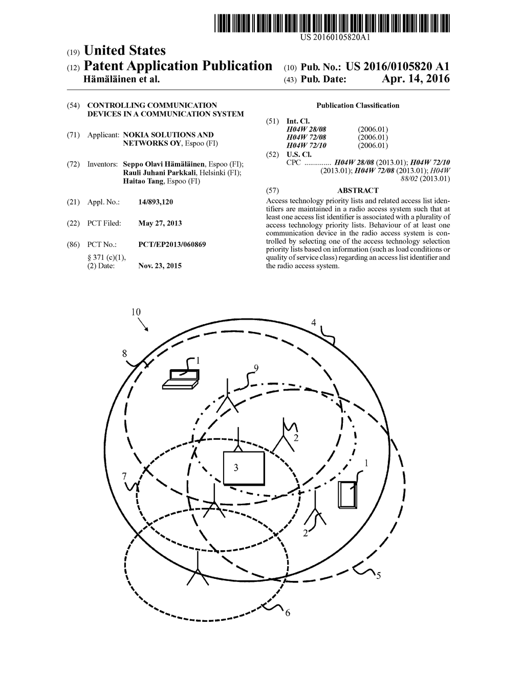 Controlling Communication Devices in a Communication System - diagram, schematic, and image 01