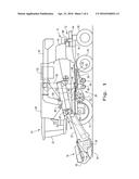 WEIGHT TRANSFER AND RESIDUE SPREADING APPARATUS FOR AN AGRICULTURAL     VEHICLE diagram and image