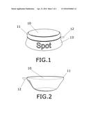 Pet bowl liner diagram and image