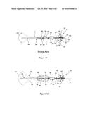 Angled frame bladed fishing lure diagram and image