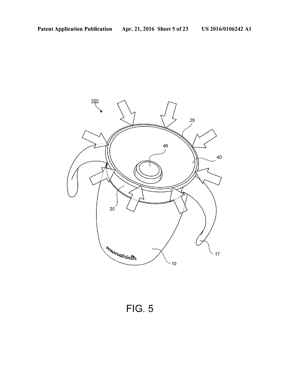 NON-SPILL DRINKING CONTAINER - diagram, schematic, and image 06