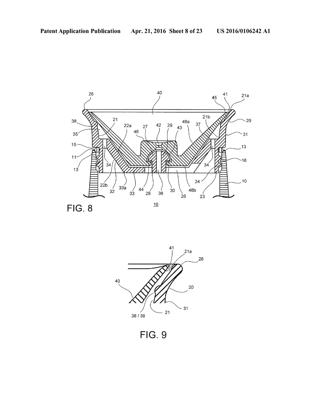 NON-SPILL DRINKING CONTAINER - diagram, schematic, and image 09