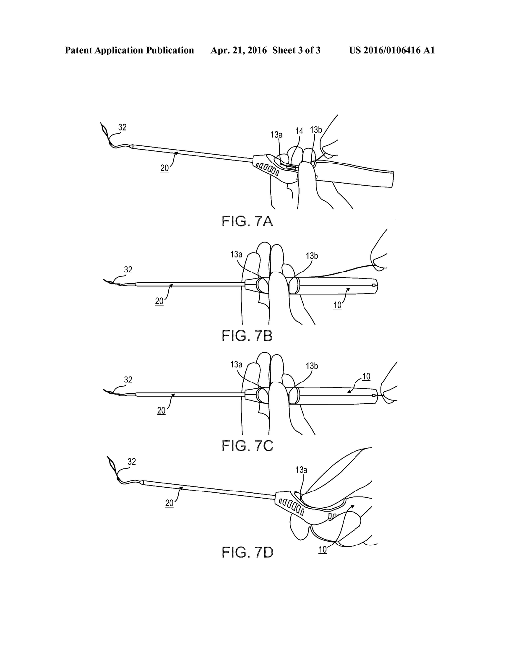 MEDICAL IMPLEMENT FOR MANIPULATING SUTURES PARTICULARLY USEFUL IN     ARTHROSCOPIC SURGERY - diagram, schematic, and image 04