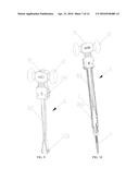 EXTENSION PIECE AT SCREW END OF PEDICLE SCREW, DILATOR AND PUSH ROD RESET     LEVER diagram and image