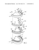 UPPER AND LOWER TRAY APPARATUS FOR MANUFACTURING DENTURES diagram and image