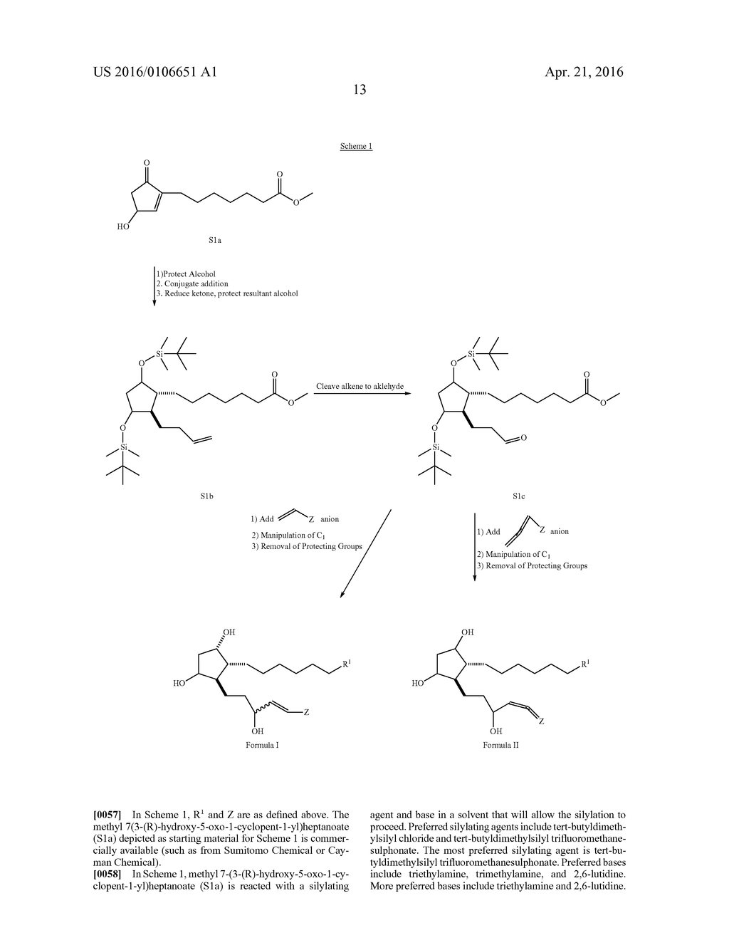 COMPOSITIONS AND METHODS FOR TREATING HAIR LOSS USING NON-NATURALLY     OCCURRING PROSTAGLANDINS - diagram, schematic, and image 14