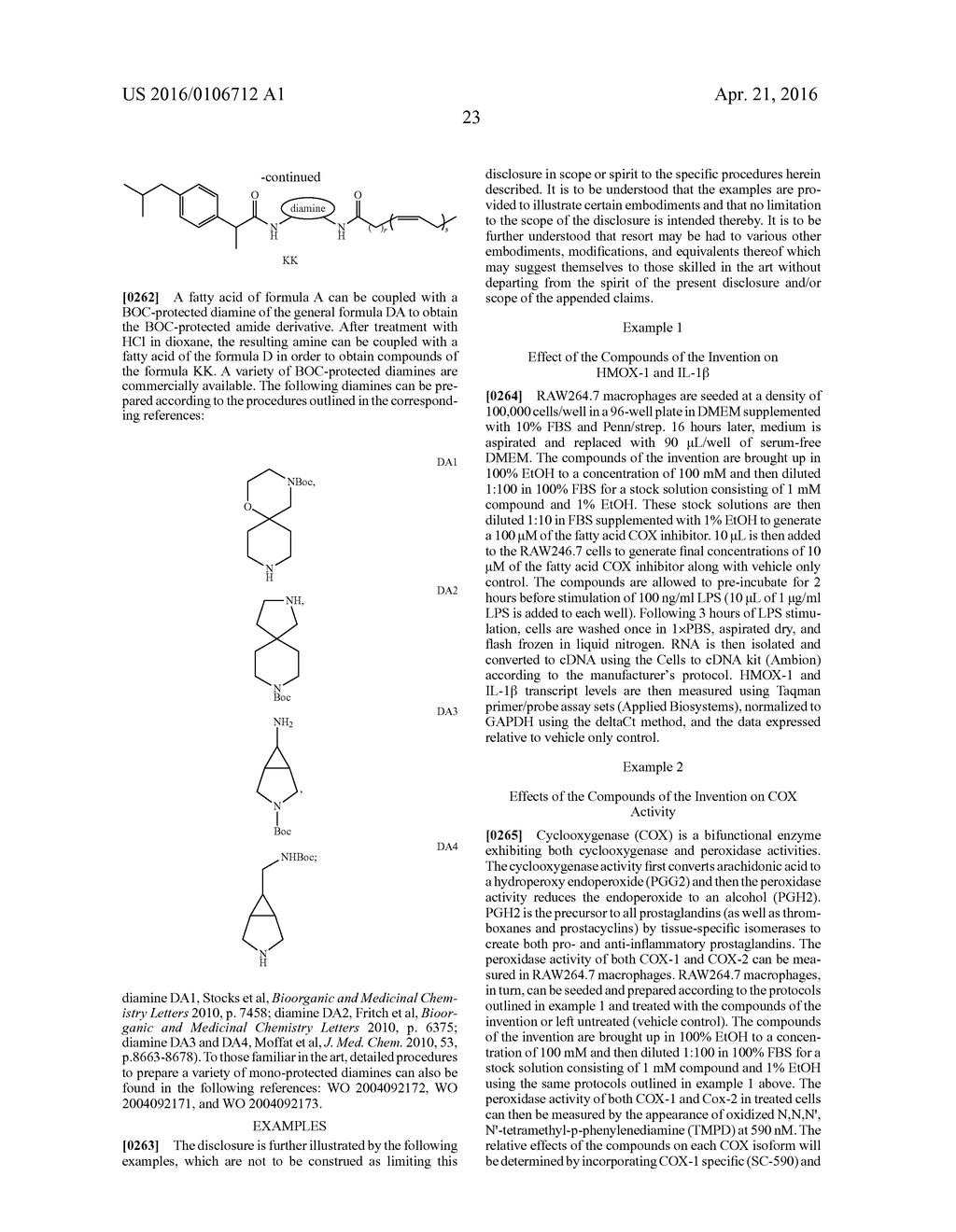 FATTY ACID COX INHIBITOR DERIVATIVES AND THEIR USES - diagram, schematic, and image 24