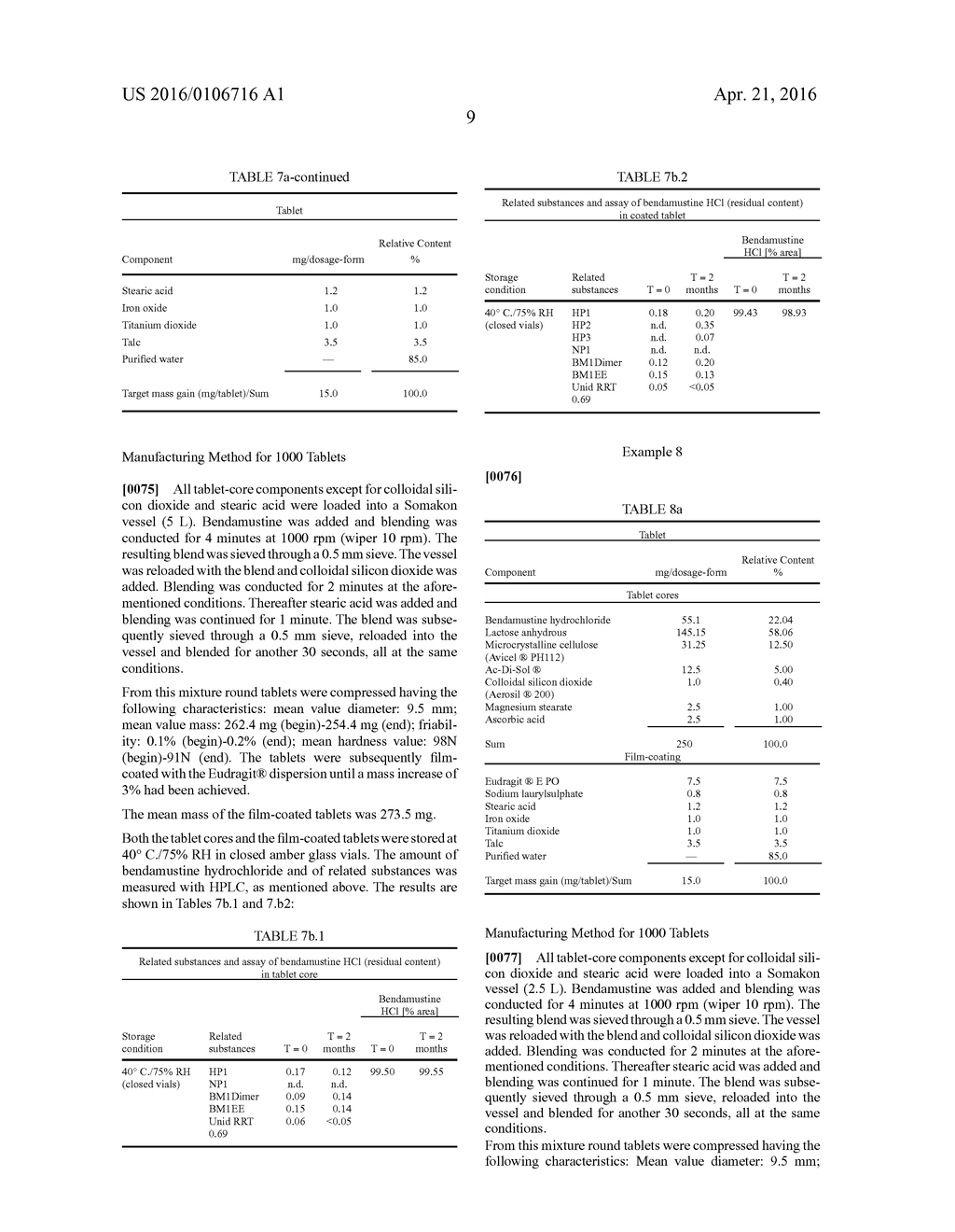 Solid Dosage Forms of Bendamustine - diagram, schematic, and image 12