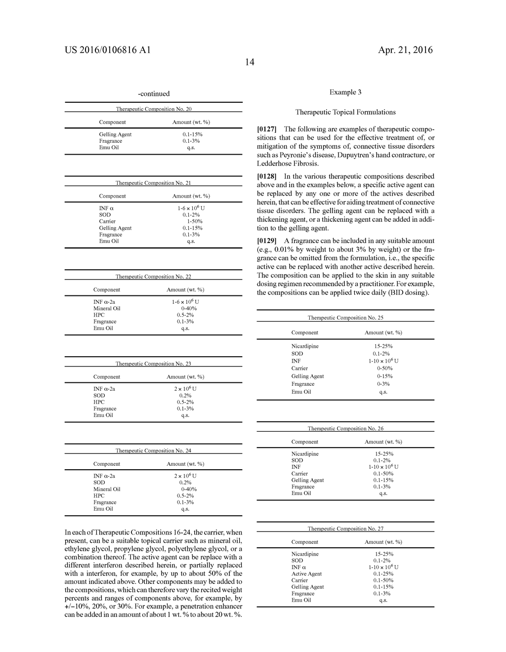 TOPICAL THERAPEUTIC FORMULATIONS - diagram, schematic, and image 15