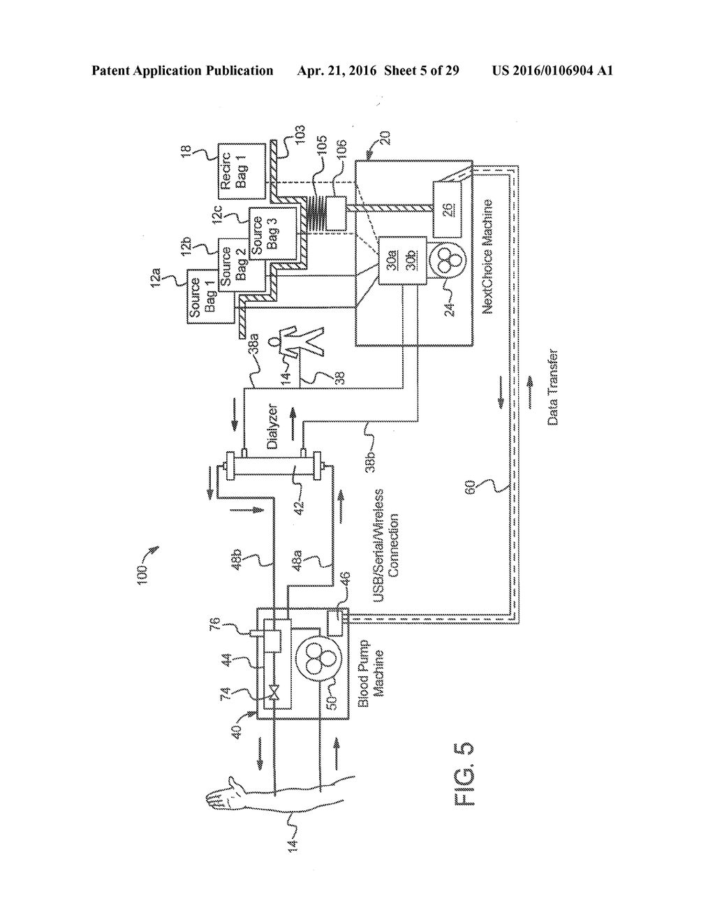 HYBRID BLOOD AND PERITONEAL DIALYSIS TREATMENT SYSTEMS AND METHODS - diagram, schematic, and image 06