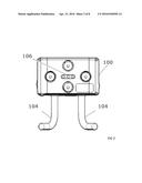 FOREHEAD-WEARABLE LIGHT STIMULATOR HAVING ONE OR MORE LIGHT PIPES diagram and image