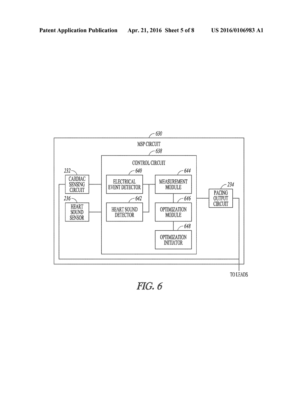 METHOD AND APPARATUS FOR AMBULATORY OPTIMIZATION OF MULTI-SITE PACING     USING HEART SOUNDS - diagram, schematic, and image 06