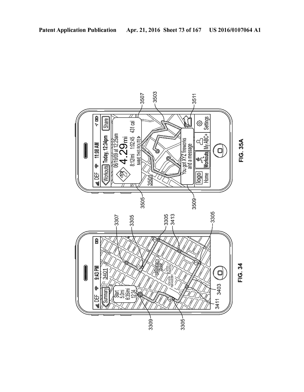 MONITORING FITNESS USING A MOBILE DEVICE - diagram, schematic, and image 74