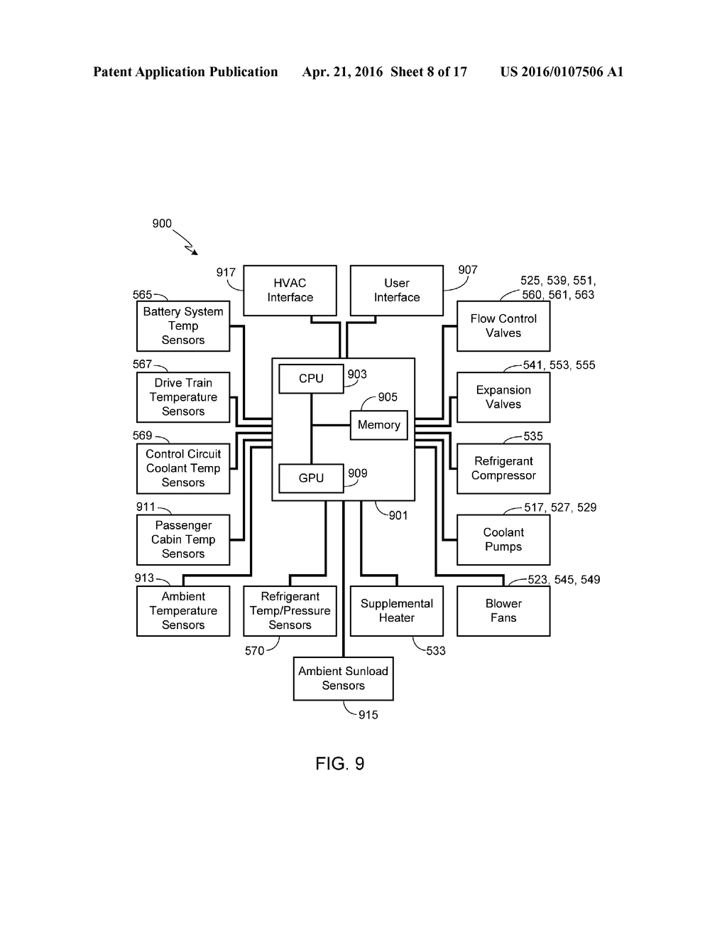 EV Multi-Mode Thermal Management System - diagram, schematic, and image 09