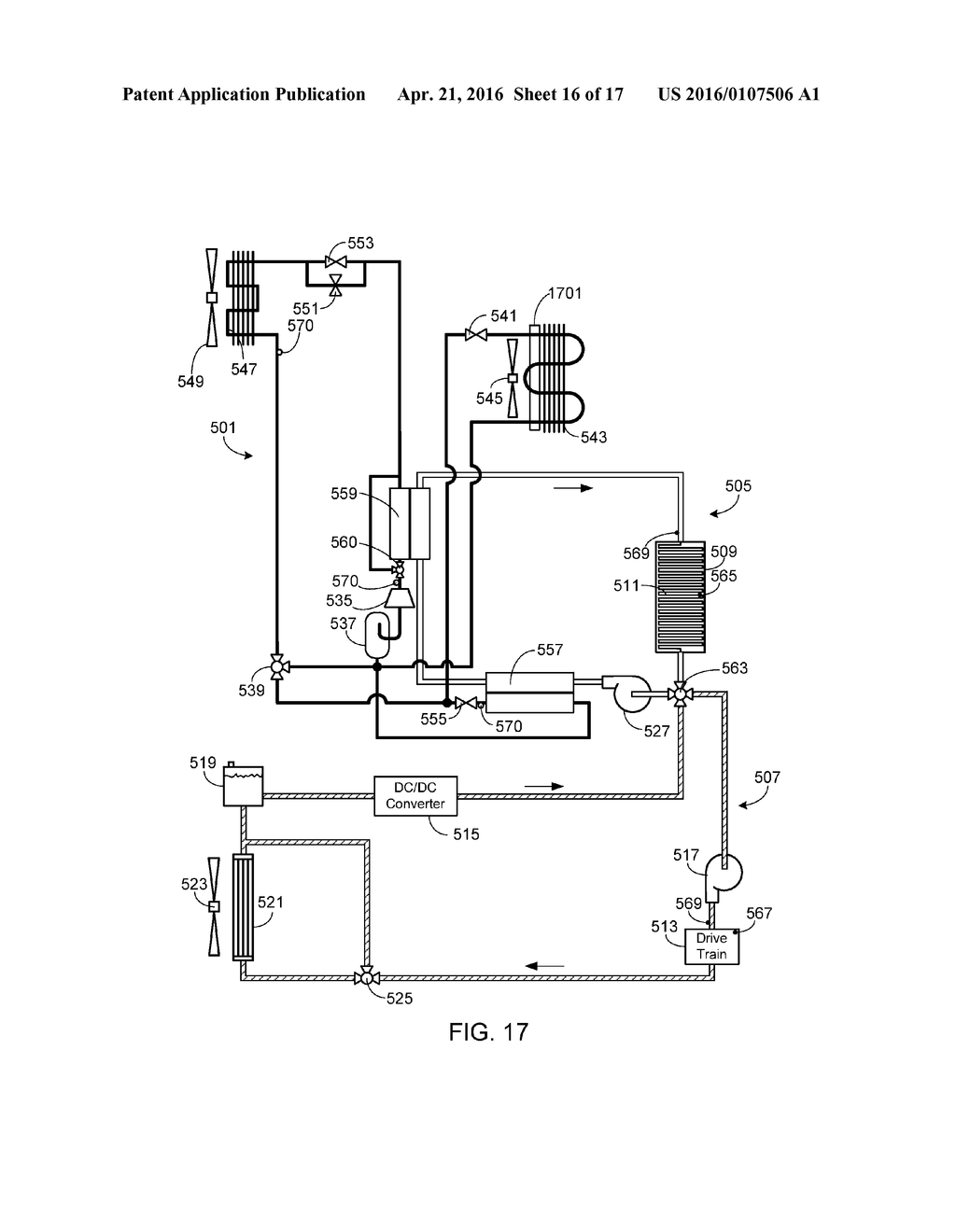 EV Multi-Mode Thermal Management System - diagram, schematic, and image 17