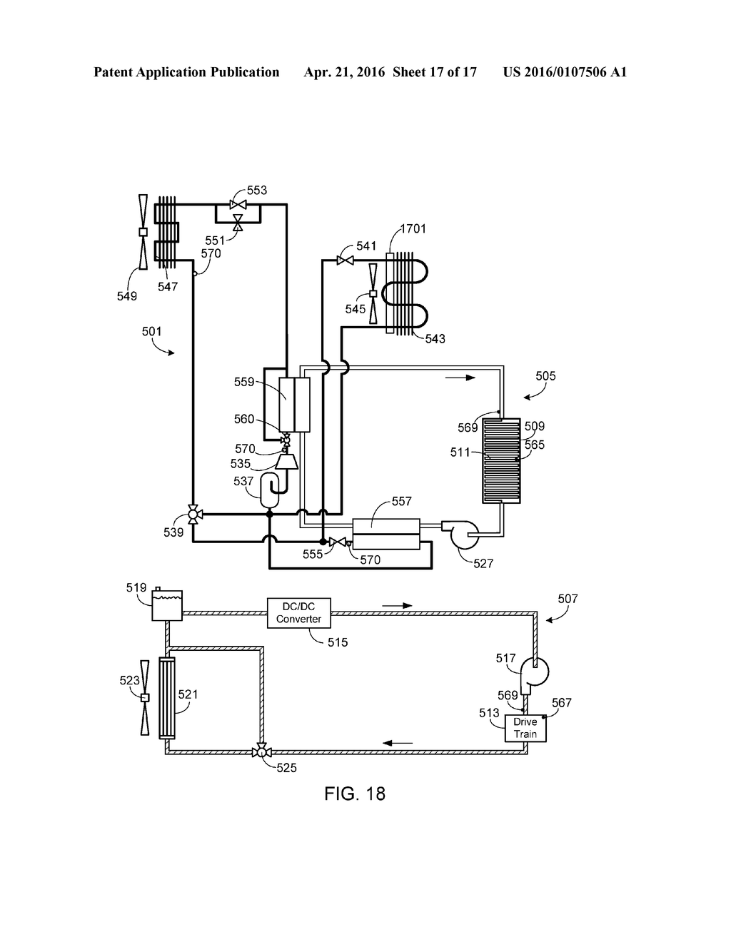 EV Multi-Mode Thermal Management System - diagram, schematic, and image 18