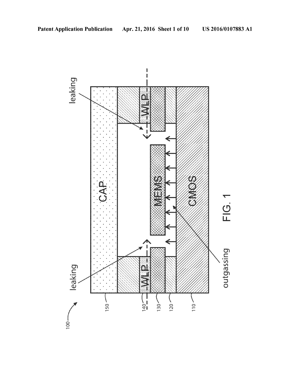 METHOD AND DEVICE OF MEMS PROCESS CONTROL MONITORING AND PACKAGED MEMS     WITH DIFFERENT CAVITY PRESSURES - diagram, schematic, and image 02