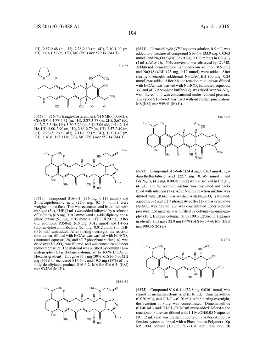 Tetracycline Compounds - diagram, schematic, and image 105