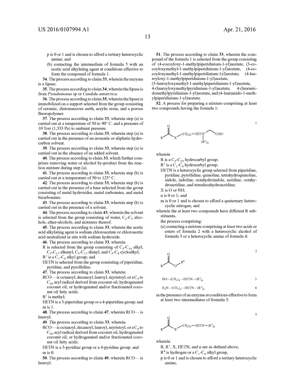 HETEROCYCLIC AMPHOTERIC COMPOUNDS - diagram, schematic, and image 14