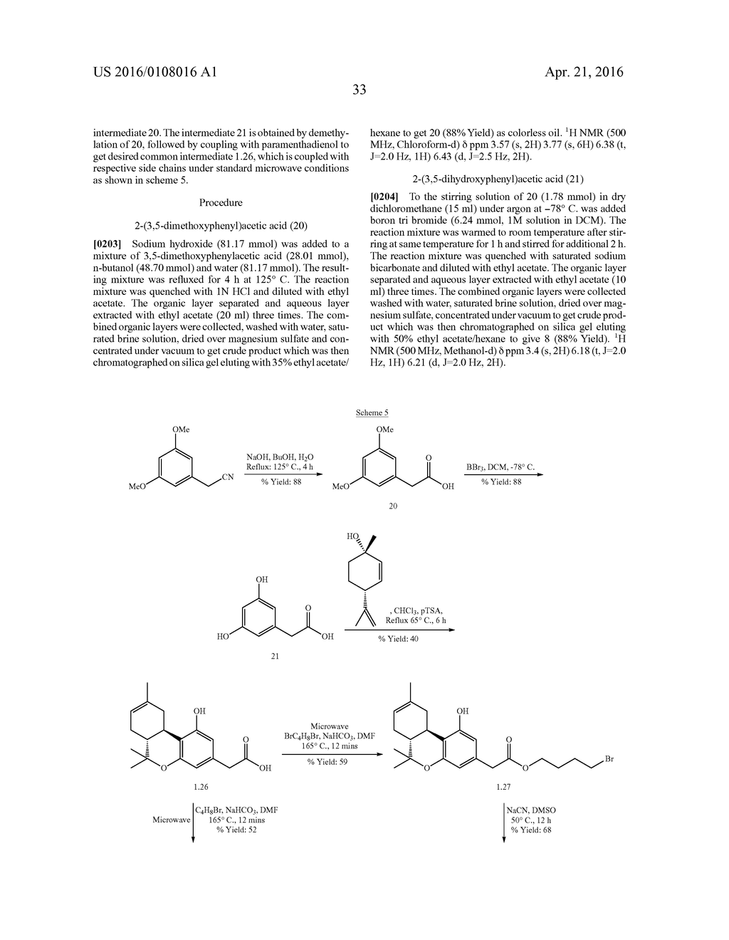 Novel Cannabinergic Compounds and Uses Thereof - diagram, schematic, and image 36