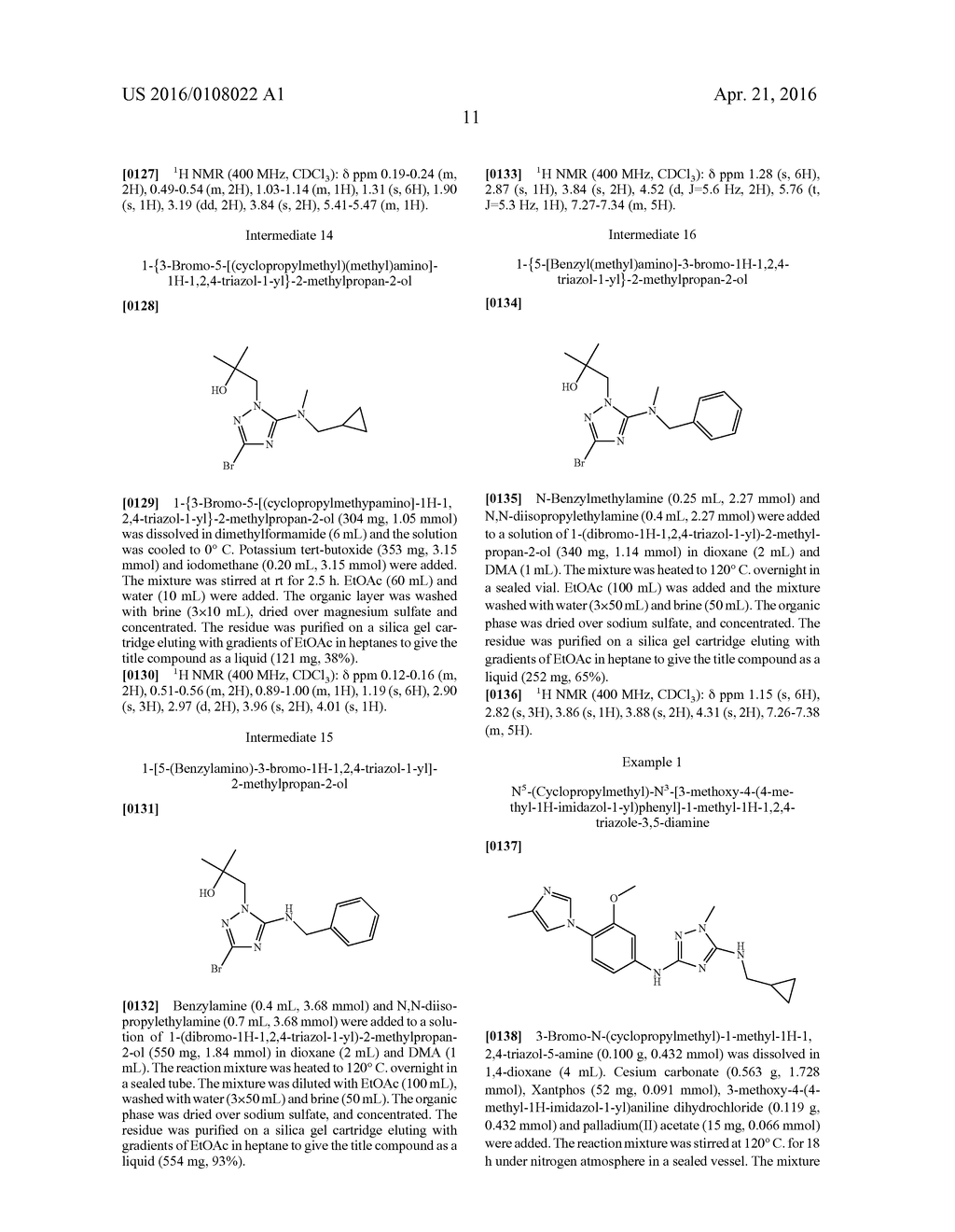 TRIAZOLE COMPOUNDS AND THEIR USE AS GAMMA SECRETASE MODULATORS - diagram, schematic, and image 12