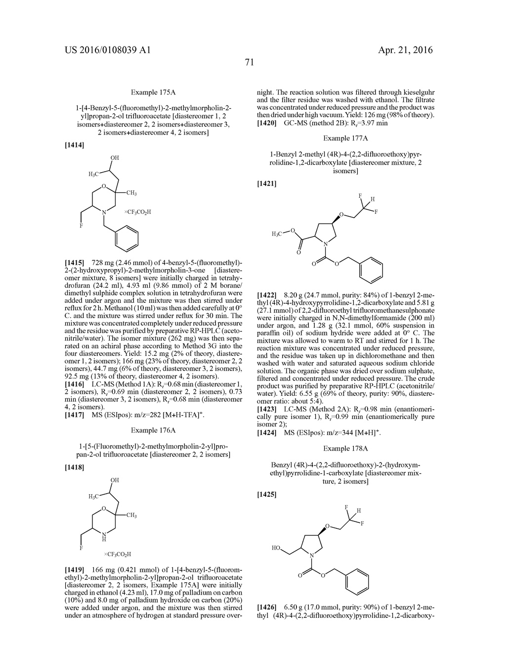 TRIAZOLOPYRIDINES AS THROMBIN INHIBITORS FOR THE TREATMENT OF     THROMBOEMBOLIC DISEASES - diagram, schematic, and image 72