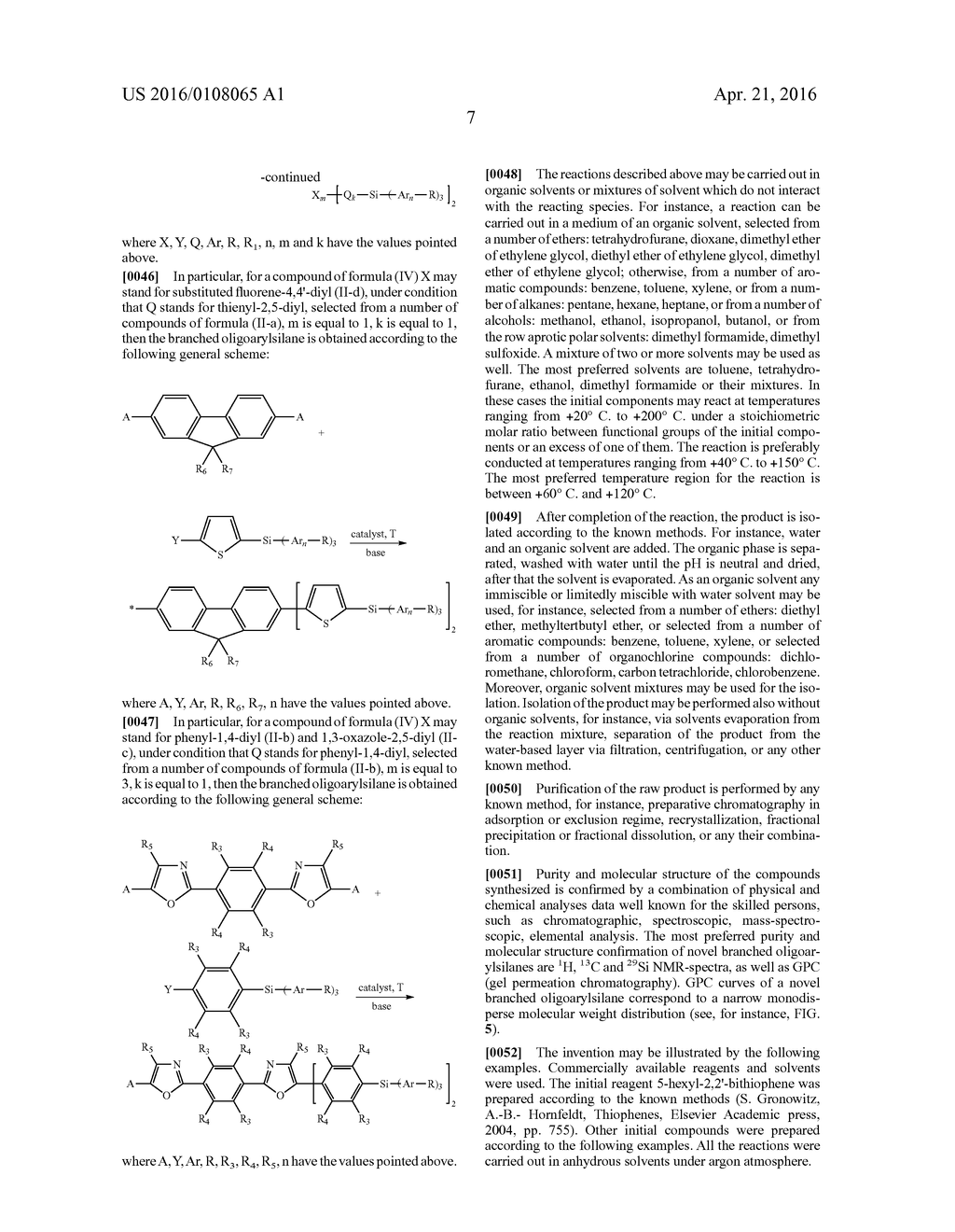 Branched Oligoarylsilanes and Method for Producing Same - diagram, schematic, and image 10