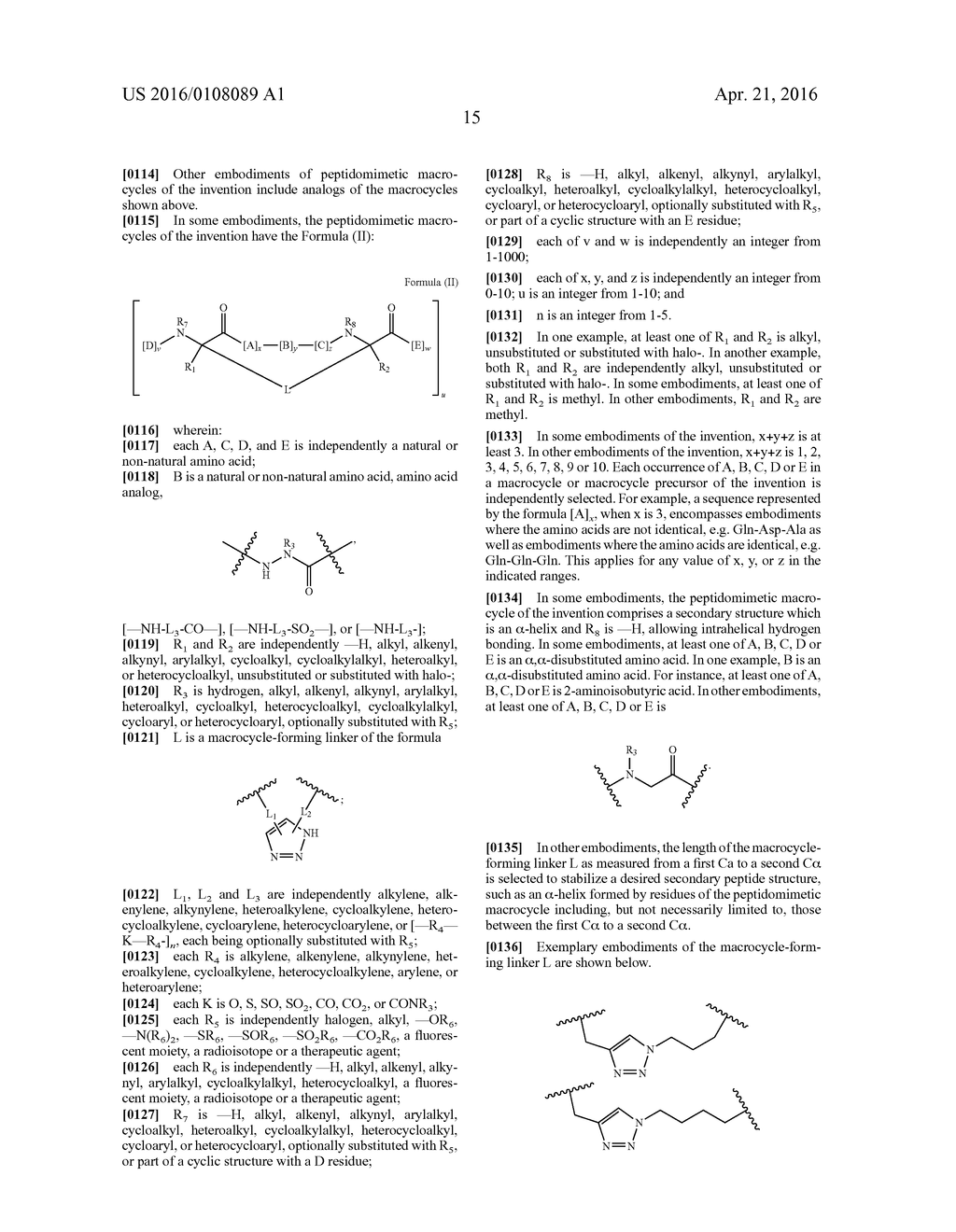 BIOLOGICALLY ACTIVE PEPTIDOMIMETIC MACROCYCLES - diagram, schematic, and image 34