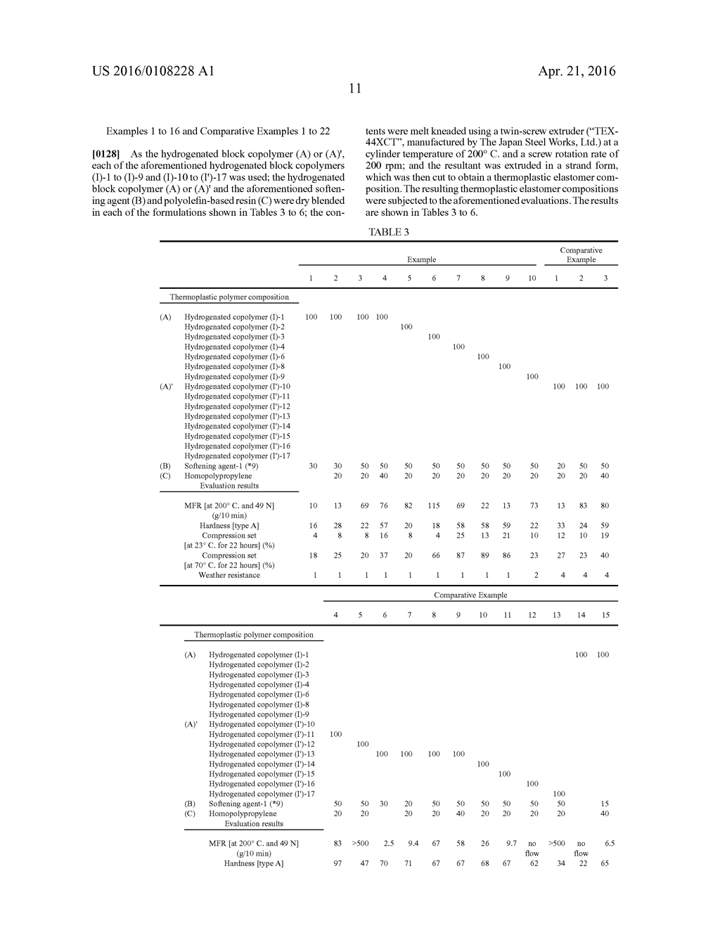 THERMOPLASTIC ELASTOMER COMPOSITION AND MOLDED BODY - diagram, schematic, and image 12