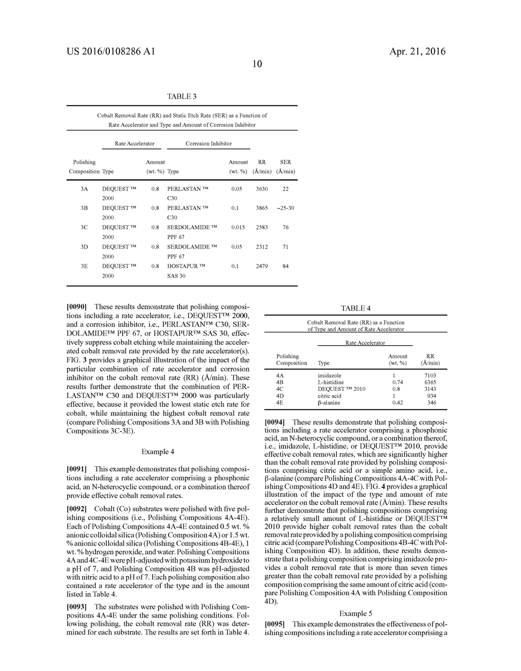 SLURRY FOR CHEMICAL MECHANICAL POLISHING OF COBALT - diagram, schematic, and image 18