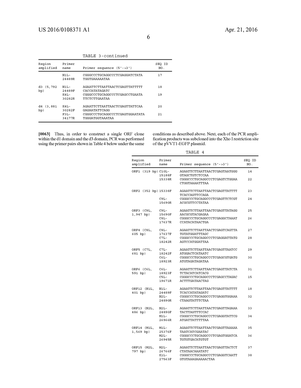 RECOMBINANT VACCINIA VIRUS DERIVED FROM KVAC103 STRAIN - diagram, schematic, and image 20