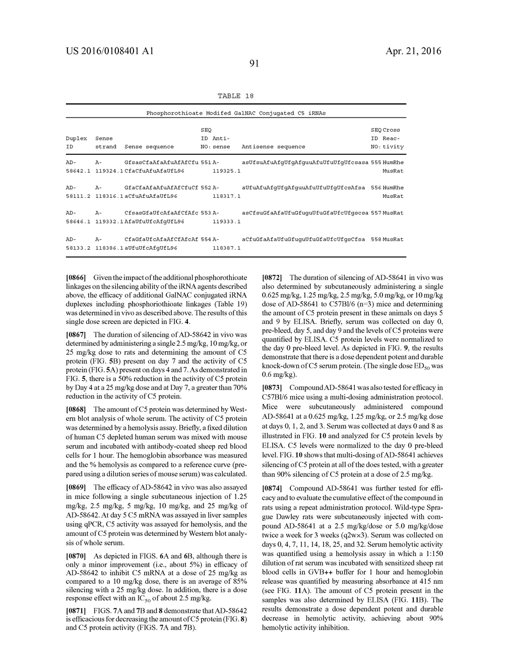 COMPLEMENT COMPONENT C5 iRNA COMPOSITIONS AND METHODS OF USE THEREOF - diagram, schematic, and image 117