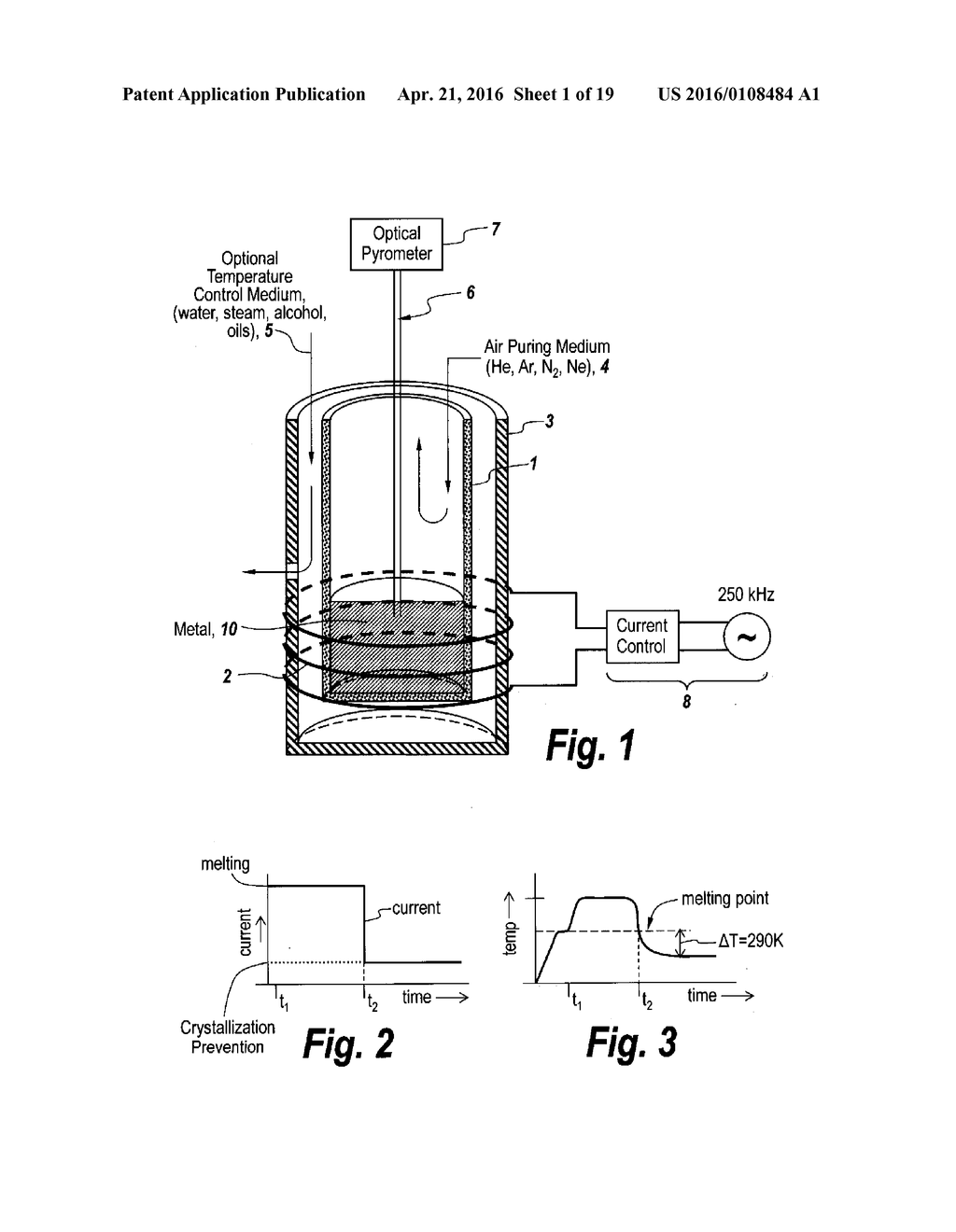 METHOD AND APPARATUS FOR SUPERCOOLING OF METAL/ALLOY MELTS AND FOR THE     FORMATION OF AMORPHOUS METALS THEREFROM - diagram, schematic, and image 02