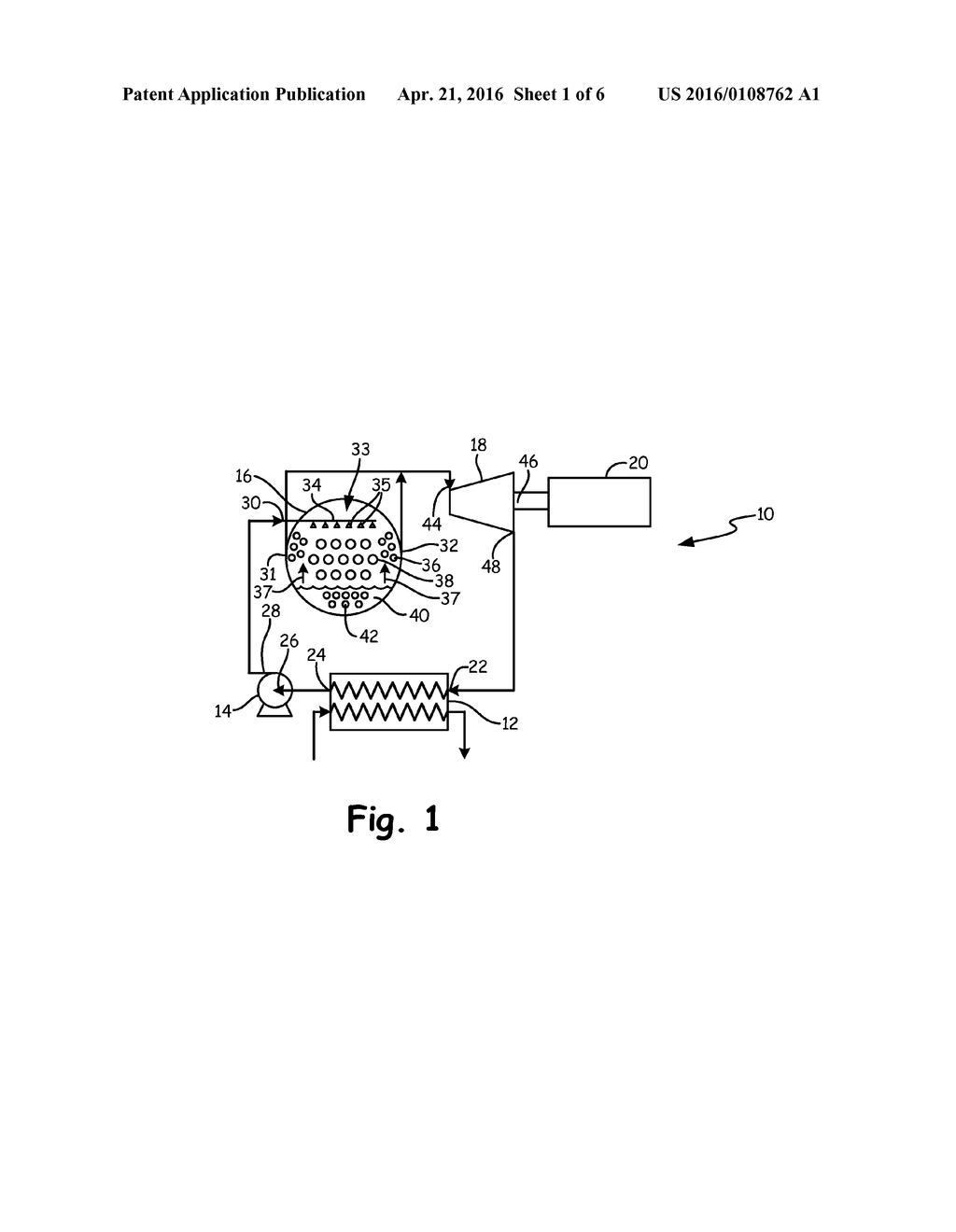 FALLING FILM EVAPORATOR FOR POWER GENERATION SYSTEMS - diagram, schematic, and image 02