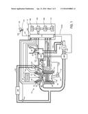 INTERNAL COMBUSTION ENGINE WITH EXHAUST-GAS TURBOCHARGING AND EXHAUST-GAS     RECIRCULATION diagram and image