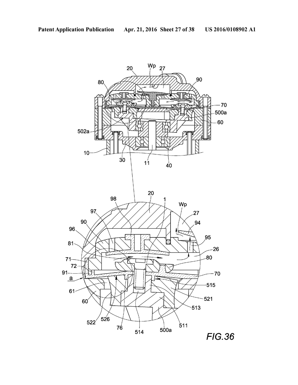 ECCENTRIC ROUNDEL STRUCTURE FOR FOUR-BOOSTER CHAMBER DIAPHRAGM PUMP - diagram, schematic, and image 28