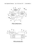 ECCENTRIC ROUNDEL STRUCTURE FOR THREE-COMPRESSING-CHAMBER DIAPHRAGM PUMP diagram and image