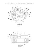 ECCENTRIC ROUNDEL STRUCTURE FOR THREE-COMPRESSING-CHAMBER DIAPHRAGM PUMP diagram and image