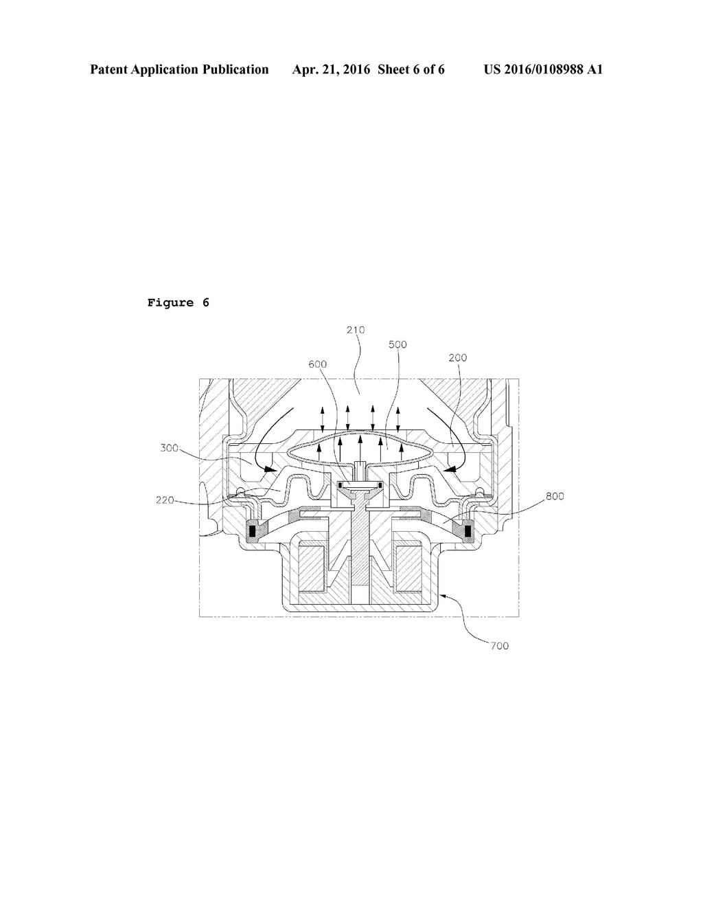 BYPASS FLOW PATH OPEN/CLOSE TYPE ACTIVE ENGINE MOUNT DEVICE USING AIR     CHAMBER - diagram, schematic, and image 07