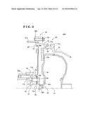 JOINING STRUCTURE OF POWER SOURCE AND TRANSMISSION diagram and image