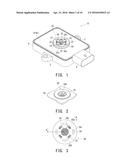 RESIN MEMBER WITH GAS PERMEABLE MEMBER AND METHOD OF MANUFACTURING THE     SAME, CASING, AND SENSOR diagram and image