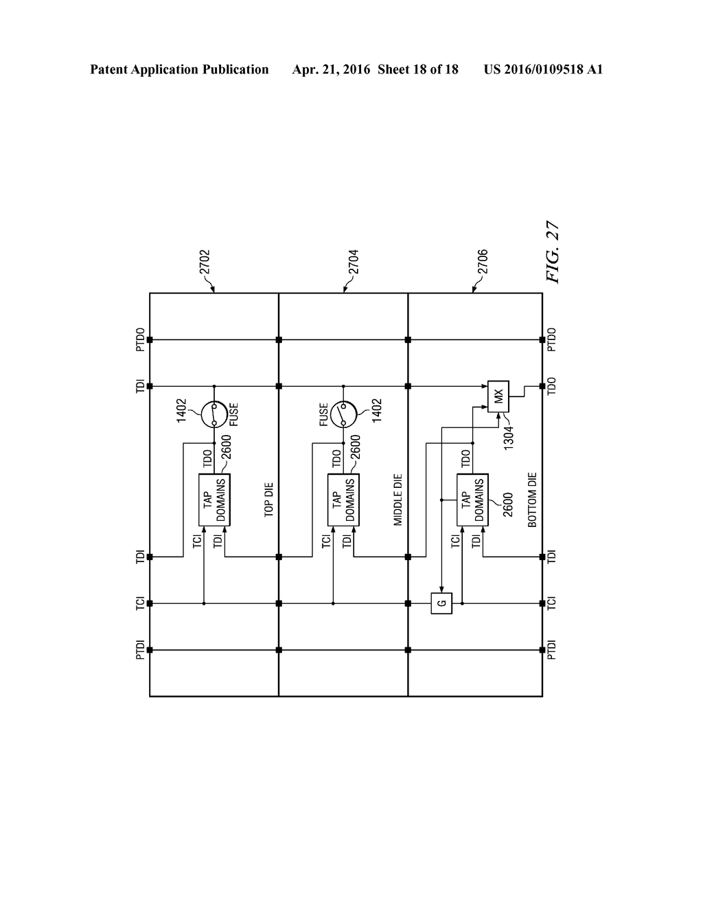 3D STACKED DIE TEST ARCHITECTURE - diagram, schematic, and image 19