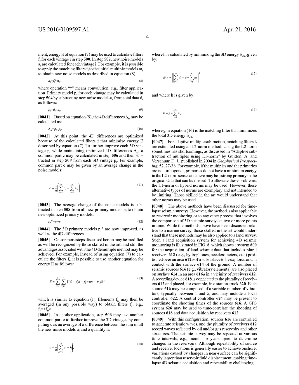 DEVICE AND METHOD FOR OPTIMIZATION OF 4D AND 3D SEISMIC DATA - diagram, schematic, and image 14