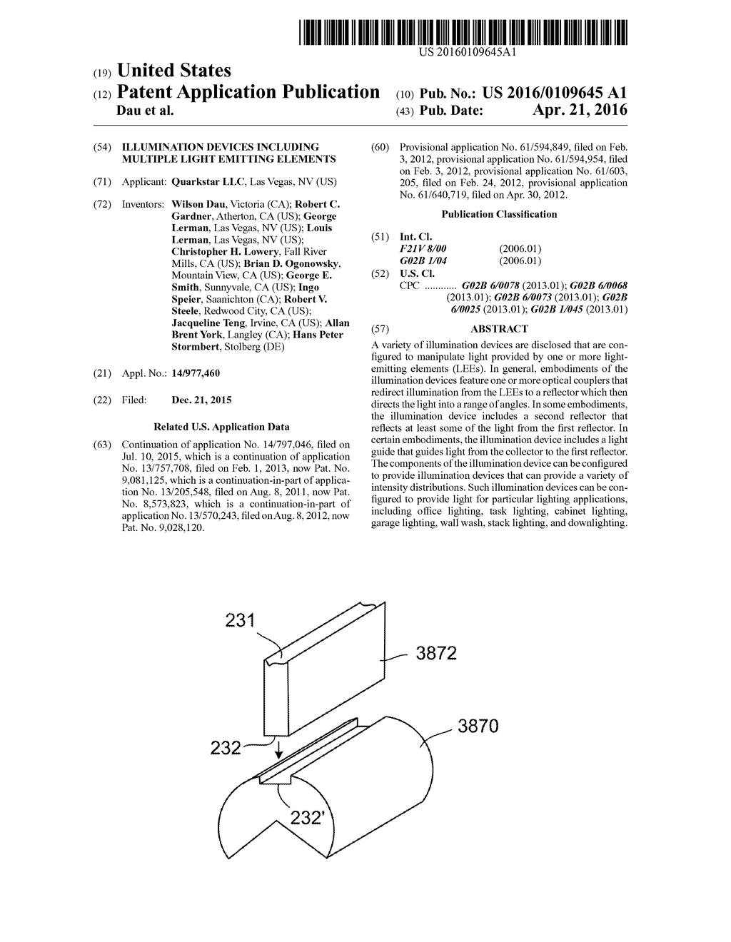 Illumination Devices Including Multiple Light Emitting Elements - diagram, schematic, and image 01