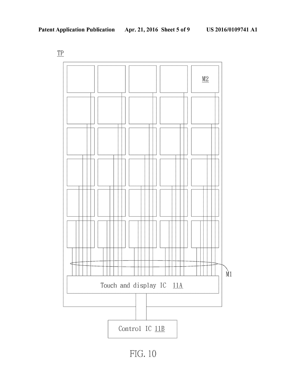 IN-CELL TOUCH DISPLAY SYSTEM, IN-CELL TOUCH PANEL AND TRACE LAYOUT THEREOF - diagram, schematic, and image 06